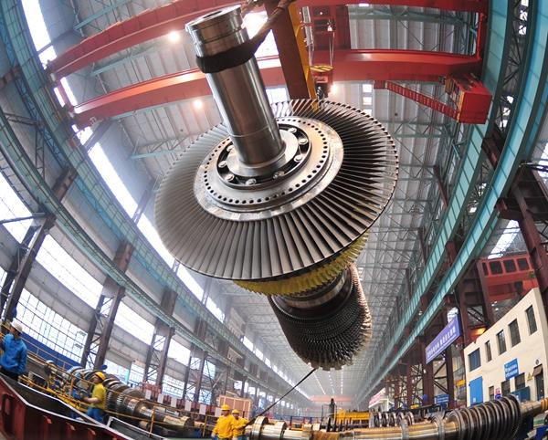燃機(jī)發(fā)展新業(yè)績國內(nèi)首臺m701j燃?xì)廨啓C(jī)在東方汽輪機(jī)完成制造